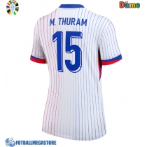 Fotballdrakt Dame Frankrike Marcus Thuram #15 Bortedrakt EM 2024 Kortermet